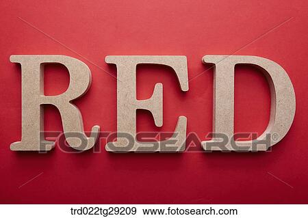 red color and word View Large Photo Image Stock Photo - red color and word. Fotosearch