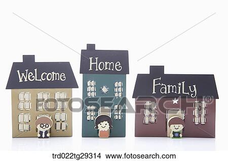 Picture - sweet home and family. Fotosearch