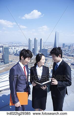 Stock Photography - trustful business partners. Fotosearch