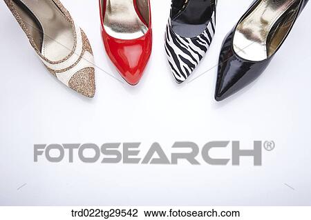 various types of high heels View Large Photo Image Stock Image - various types of high heels. Fotosearch