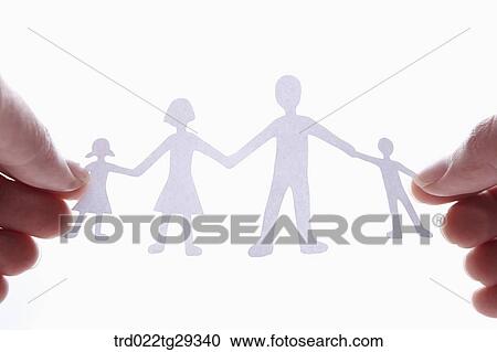 Stock Image - warm heart and family. Fotosearch