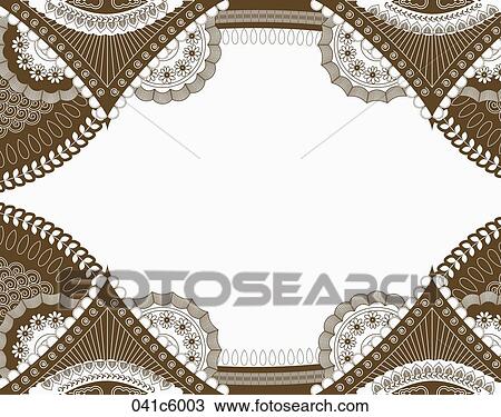 Drawing - abstractive patterned wallpaper. Fotosearch