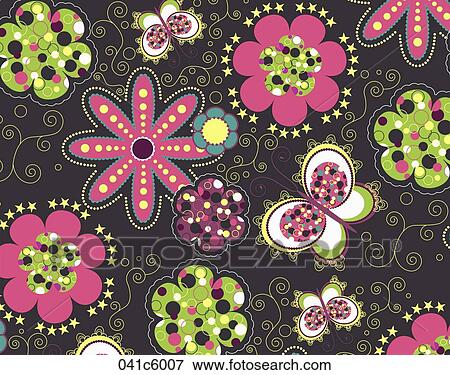Stock Illustration - abstractive patterned wallpaper. Fotosearch