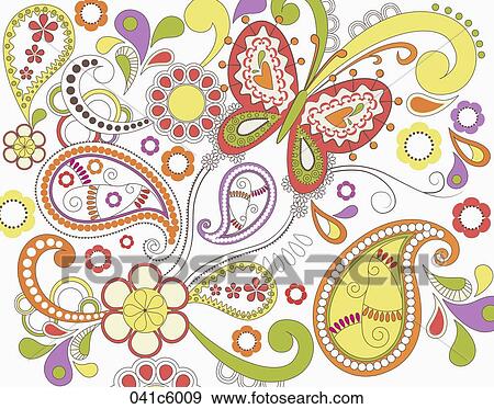 Stock Illustration - abstractive patterned wallpaper. Fotosearch