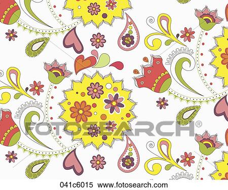 abstractive patterned wallpaper View Large Illustration Stock Illustration - abstractive patterned wallpaper. Fotosearch
