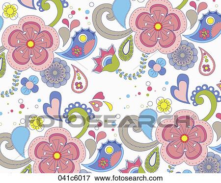 abstractive patterned wallpaper View Large Illustration Stock Illustration - abstractive patterned wallpaper. Fotosearch