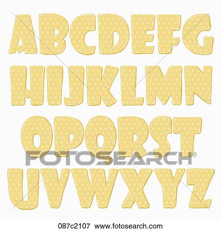 alphabet in calligraphy View Large Illustration Stock Illustration - alphabet in calligraphy. Fotosearch