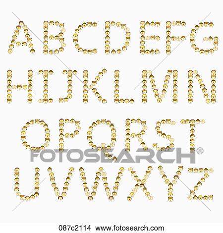 alphabet in calligraphy View Large Illustration Stock Illustration - alphabet in calligraphy. Fotosearch