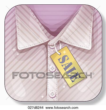 application icon for shopping View Large Illustration Stock Illustration - application icon for shopping. Fotosearch