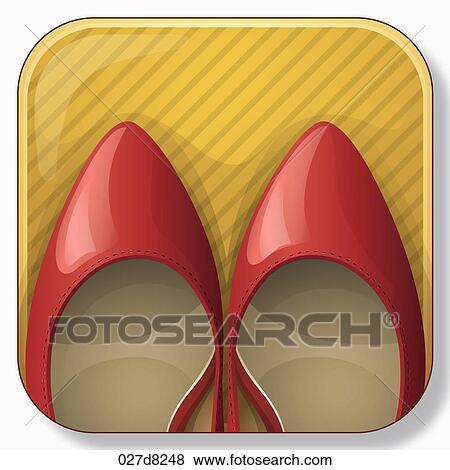 application icon for shopping View Large Illustration Stock Illustration - application icon for shopping. Fotosearch