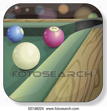 application of icon for billiards View Large Illustration Stock Illustration - application of icon for billiards. Fotosearch