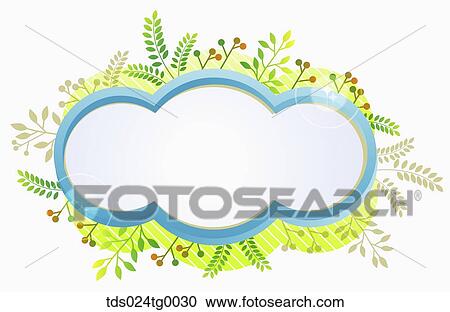 cloud shaped backdrop View Large Illustration Clipart - cloud shaped backdrop. Fotosearch