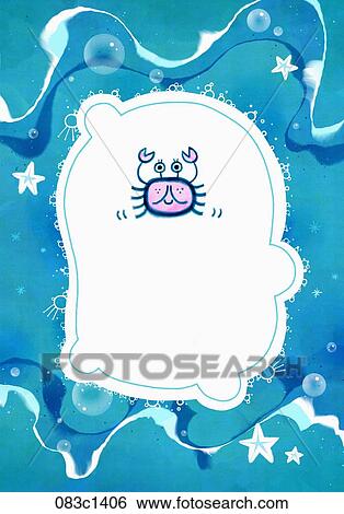 crab in the sea View Large Illustration Stock Illustration - crab in the sea. Fotosearch