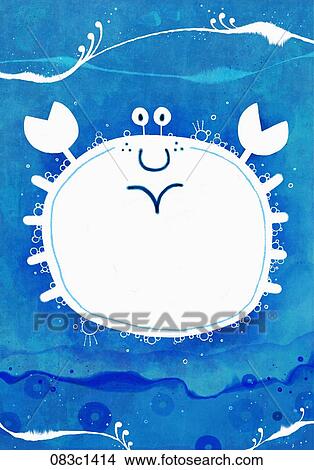 crab in the sea View Large Illustration Stock Illustration - crab in the sea. Fotosearch