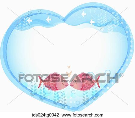 fish swimming backdrop View Large Illustration Drawing - fish swimming backdrop. Fotosearch