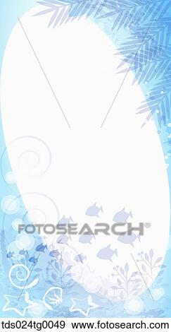 Stock Illustration - fish swimming backdrop. Fotosearch