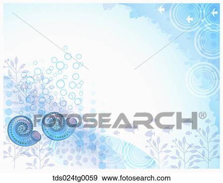 Stock Illustration - fish swimming backdrop. Fotosearch