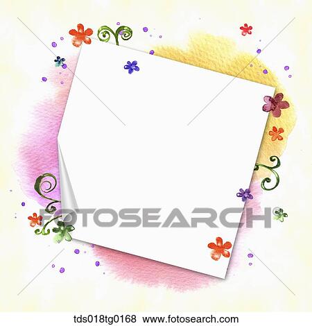flowers in frame View Large Illustration Stock Illustration - flowers in frame. Fotosearch