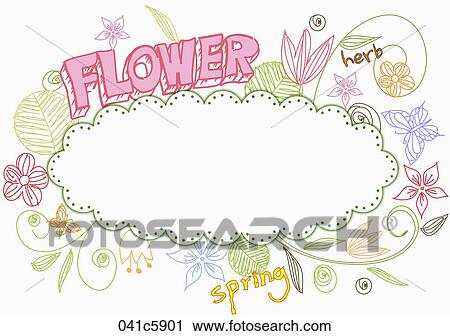 Clip Art - frames for flower. Fotosearch