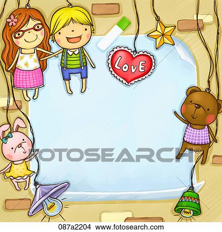 friends having fun time together View Large Illustration Stock Illustration - friends having fun time together. Fotosearch