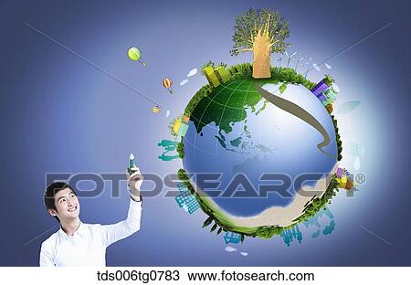 global education View Large Illustration Drawing - global education. Fotosearch