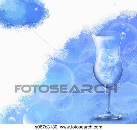 icecubes in the glass View Large Illustration Clipart - icecubes in the glass. Fotosearch