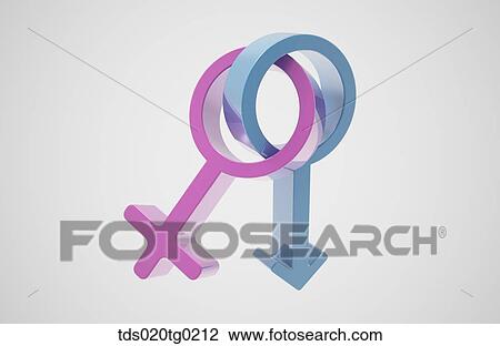 icon of male and female View Large Illustration Drawing - icon of male and female. Fotosearch