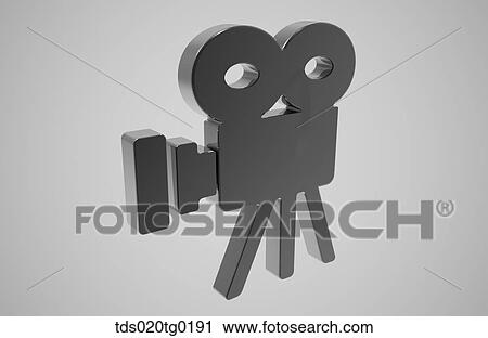 icon of motion picture View Large Illustration Clip Art - icon of motion picture. Fotosearch