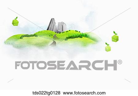 Stock Illustration - illustration of green earth. Fotosearch