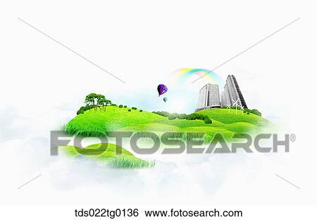 illustration of green earth View Large Illustration Stock Illustration - illustration of green earth. Fotosearch
