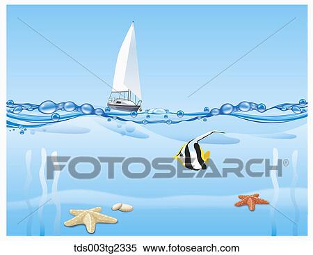 Stock Illustration - illustration of summer beach. Fotosearch