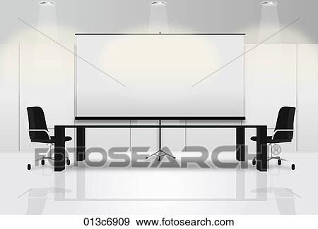 inside of the meeting room View Large Illustration Stock Illustration - inside of the meeting room. Fotosearch