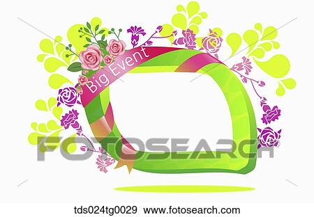 Stock Illustration - leaf shaped backdrop. Fotosearch