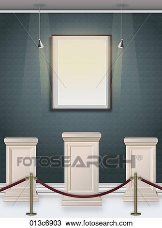 light in exhibition View Large Illustration Drawing - light in exhibition. Fotosearch