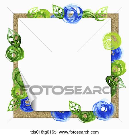 morning glory on frame View Large Illustration Stock Illustration - morning glory on frame. Fotosearch