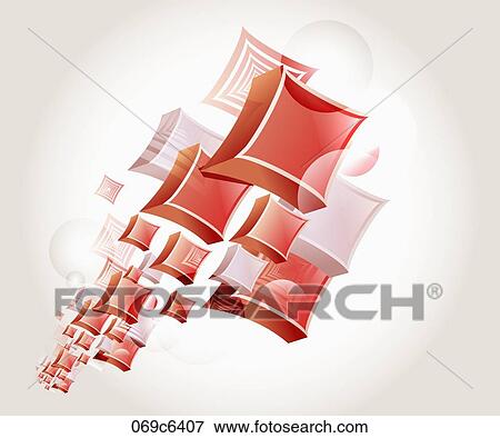 patterned three dimensions cubes View Large Illustration Stock Illustration - patterned three dimensions cubes. Fotosearch