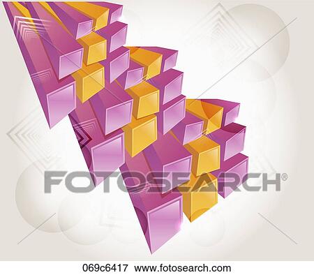 patterned three dimensions cubes View Large Illustration Stock Illustration - patterned three dimensions cubes. Fotosearch