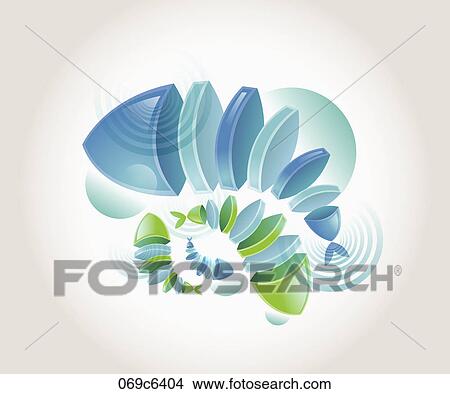 patterned three dimensions fish View Large Illustration Stock Illustration - patterned three dimensions fish. Fotosearch