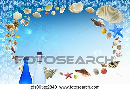 Clipart - summer backdrops. Fotosearch