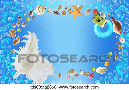 Clipart - summer backdrops. Fotosearch