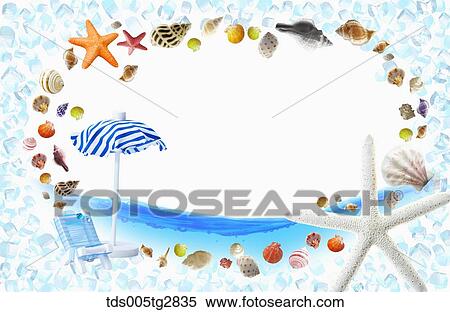 Stock Illustration - summer backdrops. Fotosearch