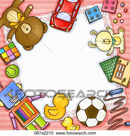 Clipart - various toys. Fotosearch