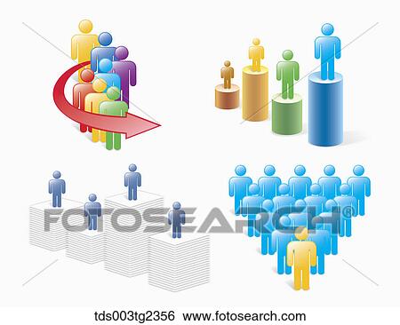 Stock Illustration - various types of graph. Fotosearch