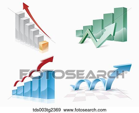 various types of graph View Large Illustration Stock Illustration - various types of graph. Fotosearch