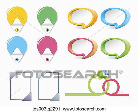 Clip Art - various types of icons. Fotosearch