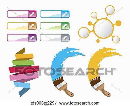 various types of icons View Large Illustration Stock Illustration - various types of icons. Fotosearch
