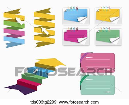 Stock Illustration - various types of icons. Fotosearch