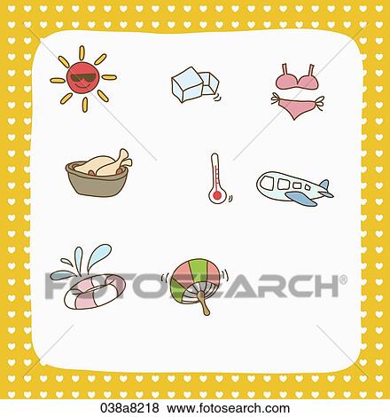 various types of illustration in stickers View Large Illustration Stock Illustration - various types of illustration in stickers. Fotosearch