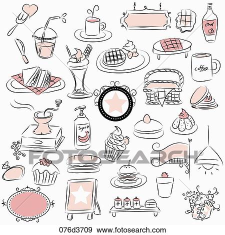 Stock Illustration - various types of life goods in illustration. Fotosearch