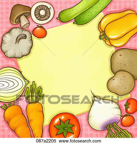 Stock Illustration - various vegetables. Fotosearch